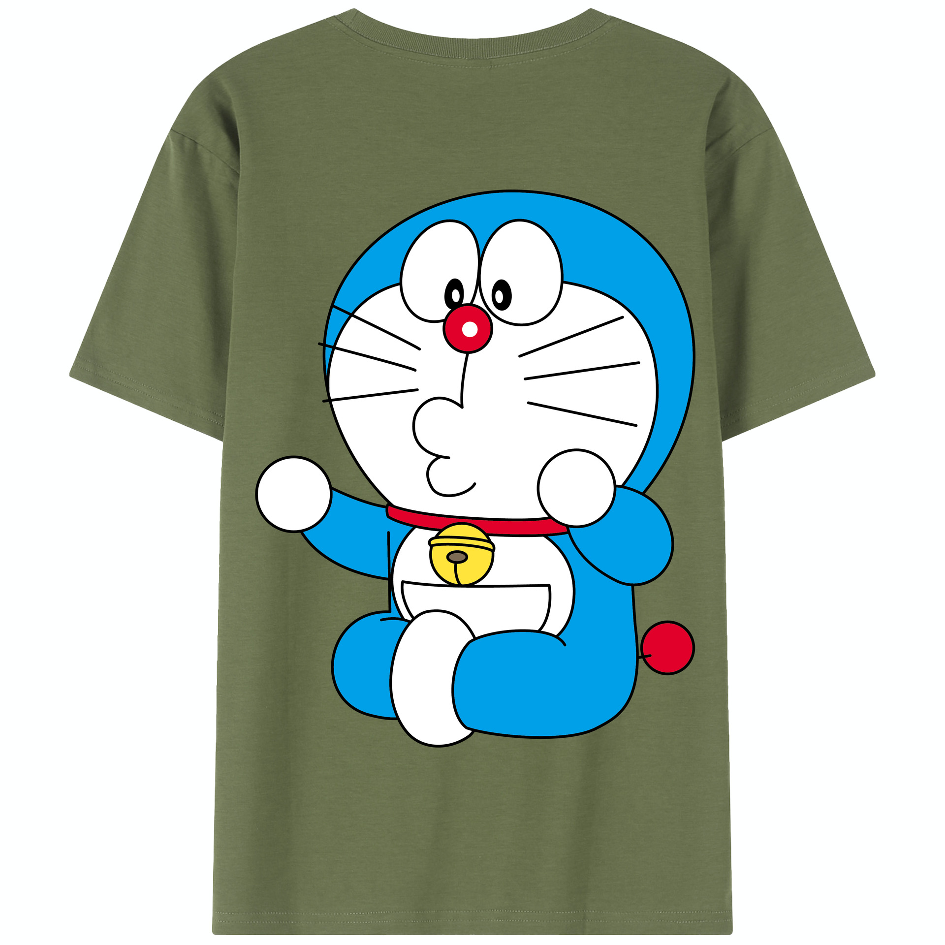 （画像用） ドラえもん Doraemon 綿100％半袖Tシャツ（背面プリント）
